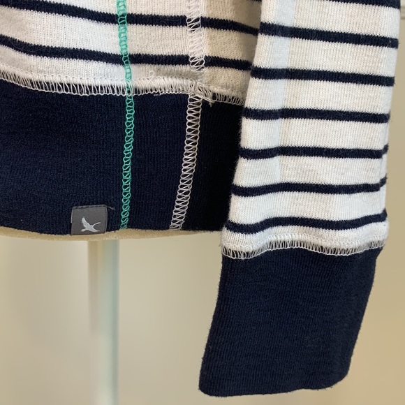 EDDIE BAUER Breton Maritime Striped Sweater S - Picture 8 of 12
